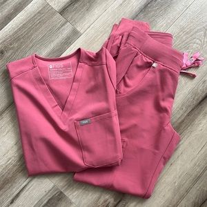 XXS RARE Figs Catarina top + Zamora jogger set - like new